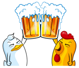 hot temper chick-5 sticker #14526072