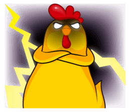 hot temper chick-5 sticker #14526074