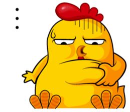 hot temper chick-5 sticker #14526079