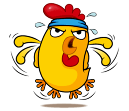 hot temper chick-5 sticker #14526080