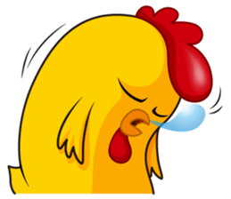hot temper chick-5 sticker #14526090