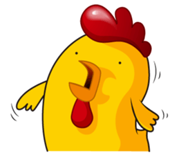 hot temper chick-5 sticker #14526092