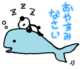 Hand-painted panda 14 sticker #14526473