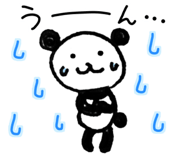 Hand-painted panda 14 sticker #14526478