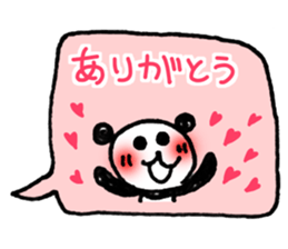 Hand-painted panda 14 sticker #14526487