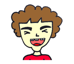 Bushy eyebrows sticker #14527582