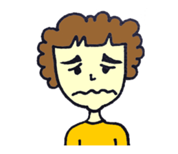 Bushy eyebrows sticker #14527585