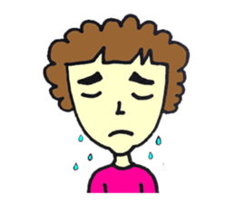 Bushy eyebrows sticker #14527589