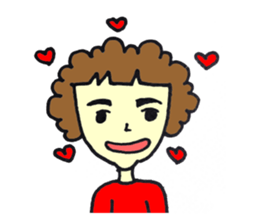 Bushy eyebrows sticker #14527592