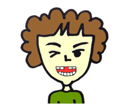 Bushy eyebrows sticker #14527597