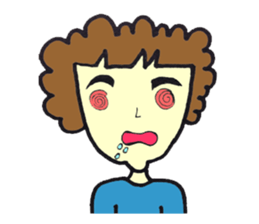 Bushy eyebrows sticker #14527599