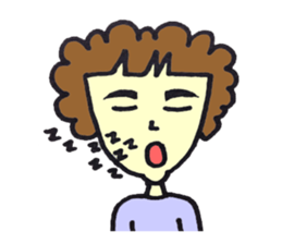 Bushy eyebrows sticker #14527601