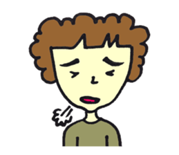 Bushy eyebrows sticker #14527603