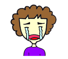 Bushy eyebrows sticker #14527604