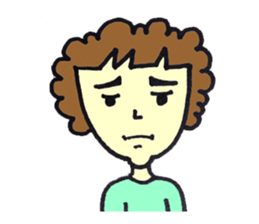 Bushy eyebrows sticker #14527605