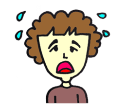 Bushy eyebrows sticker #14527608