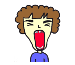 Bushy eyebrows sticker #14527611