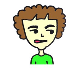 Bushy eyebrows sticker #14527612