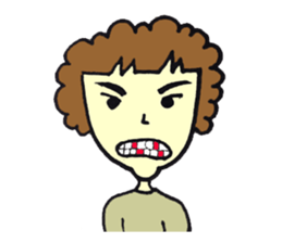 Bushy eyebrows sticker #14527613