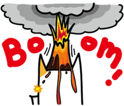 White Dog and his co worker sticker #14527666