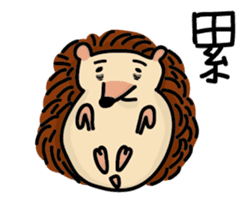 White Dog and his co worker sticker #14527676