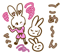 Funny Rabbits 3 !! sticker #14528270