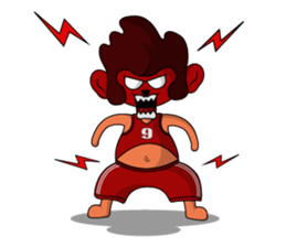 Brown Howling Monkey sticker #14528942