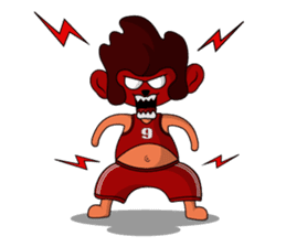 Brown Howling Monkey sticker #14528942