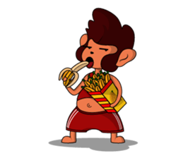 Brown Howling Monkey sticker #14528945