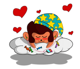 Brown Howling Monkey sticker #14528947