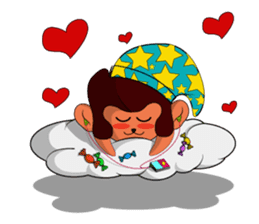 Brown Howling Monkey sticker #14528947