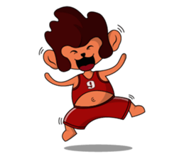 Brown Howling Monkey sticker #14528948