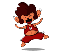 Brown Howling Monkey sticker #14528948