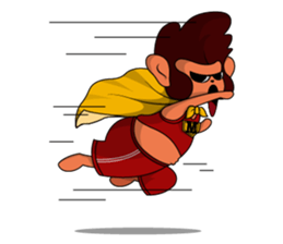 Brown Howling Monkey sticker #14528949