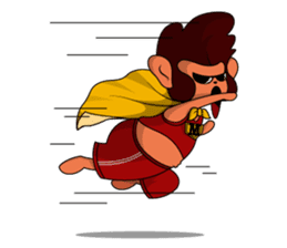 Brown Howling Monkey sticker #14528949