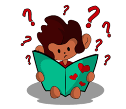 Brown Howling Monkey sticker #14528950