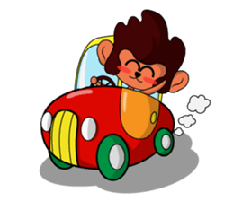 Brown Howling Monkey sticker #14528952