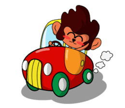 Brown Howling Monkey sticker #14528952