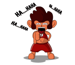 Brown Howling Monkey sticker #14528953
