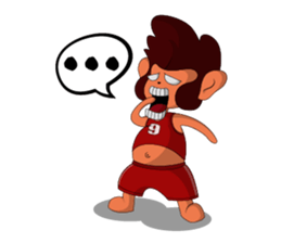 Brown Howling Monkey sticker #14528954