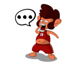 Brown Howling Monkey sticker #14528954