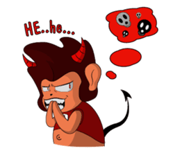 Brown Howling Monkey sticker #14528956