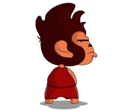 Brown Howling Monkey sticker #14528961