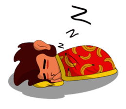 Brown Howling Monkey sticker #14528963
