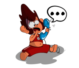 Brown Howling Monkey sticker #14528964