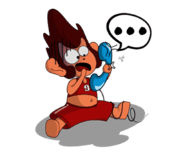 Brown Howling Monkey sticker #14528964