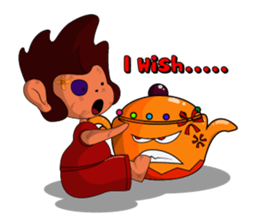 Brown Howling Monkey sticker #14528965