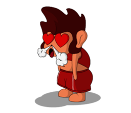 Brown Howling Monkey sticker #14528966