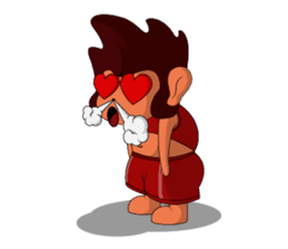 Brown Howling Monkey sticker #14528966