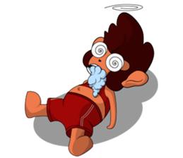 Brown Howling Monkey sticker #14528967